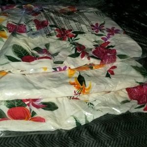 Fit and flare Cami dress white floral